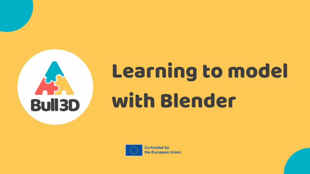 Learning to model with Blender